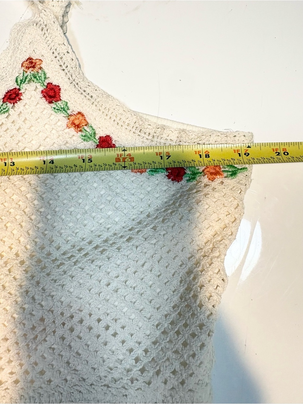 LC Lauren Conrad Ivory Waffle-Knit maxi dress xl - Picture 15 of 15